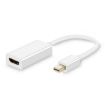 Mini DisplayPort to HDMI Female Adapter Cable - White - 1