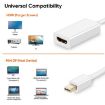 Mini DisplayPort to HDMI Female Adapter Cable - White - 3