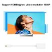 Mini DisplayPort to HDMI Female Adapter Cable - White - 4