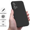 Motorola Edge 40 Neo Liquid Silicone Phone Case (Black) - 2