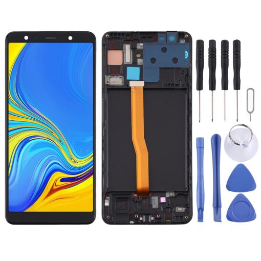 Samsung Galaxy A7 (2018) TFT LCD Screen Digitizer Assembly - Black - 1