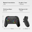 Wireless Bluetooth Vibration Gamepad for Nintendo Switch - White Green - 4