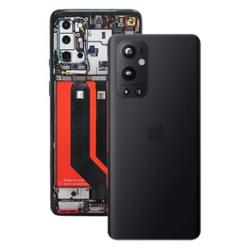 OnePlus 9 Pro Battery Back Cover With Camera Lens - Black - 1