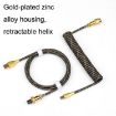 Mechanical Keyboard Spring Cable - Black - 4