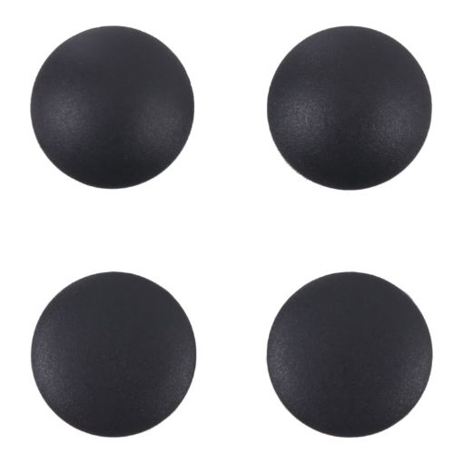 Black Rubber Mats for Microsoft Surface Laptop 3/4 - 4 in 1 - 1