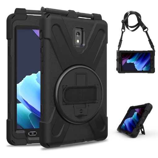 Samsung Galaxy Tab Active 3 T570/T575 8.0 Shockproof Case - Black - 1