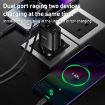 Yesido YC46 PD20W USB-C/Type-C + USB Travel Charger with 1m Type-C to 8 Pin Cable - 5