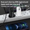 Yesido YC43 PD 20W USB-C/Type-C + 8 Pin Travel Charger with Cable - 5