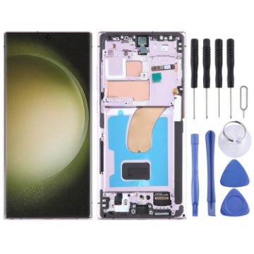 Samsung Galaxy S23 Ultra SM-S918B LCD Screen Digitizer Assembly (Purple) - 1