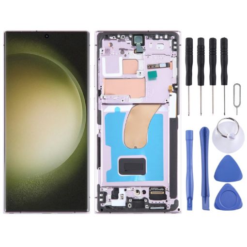 Samsung Galaxy S23 Ultra SM-S918B LCD Screen Digitizer Assembly (Purple) - 1