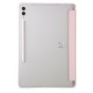 Samsung Galaxy Tab S9 FE Clear Acrylic Deformation Leather Tablet Case - Pink - 3