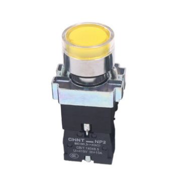CHINT NP2-BW3563/220V 2 NO Pushbutton Switches With LED Light - 1