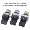 CHINT NP2-BW3361/24V Pushbutton Switch with LED Light - 6