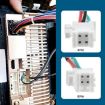 Palminfo Android Navigation 6 Pin Dual USB Wiring Harness - 6