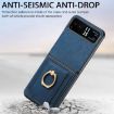 Motorola Razr 40 Ultra Retro Wallet Phone Case (Blue) - 2