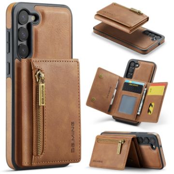 Samsung Galaxy S23 DG.MING M5 Series Zip RFID Multi Card Leather Case - 1