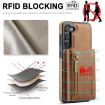 Samsung Galaxy S23 DG.MING M5 Series Zip RFID Multi Card Leather Case - 3