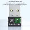 JINGHUA 600M Dual-Band Wireless Network Card - USB WiFi Receiver - 4