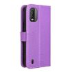 Nokia C210 Purple Leather Phone Case - Diamond Texture - 3