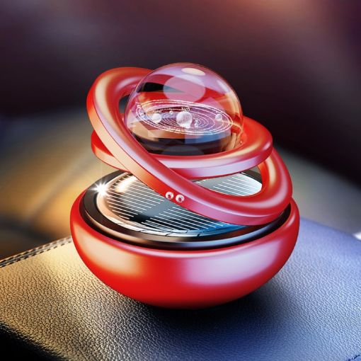 Interstellar Solar Car Aromatherapy Ornament - Red - 1