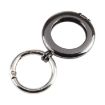 Black Electroplated Protective Case for Airtag with Keychain - 3