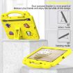 Samsung Galaxy Tab S9 FE X510N Yellow Tablet Case with Handle Kickstand - 3