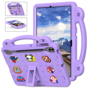 Samsung Galaxy Tab S9+ 12.4 X810 Kids EVA Shockproof Case (Light Purple) - 1