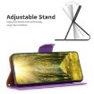 Samsung Galaxy A55 Purple Flip Leather Phone Case - 5