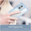 Motorola Moto G84 Blue Acrylic Hybrid TPU Phone Case - 5