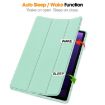Samsung Galaxy Tab S9 FE Mint Green TPU Leather Tablet Case - 2