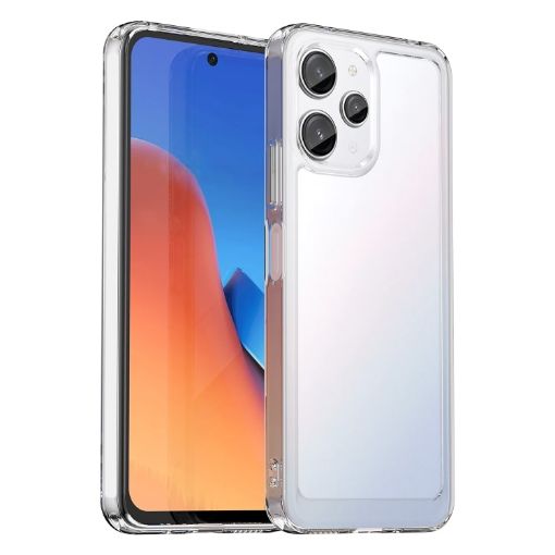Xiaomi Poco M6 Pro Colorful Acrylic Hybrid TPU Phone Case - 1