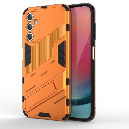 Samsung Galaxy A25 5G Punk Armor Phone Case - Orange - 1