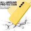 Samsung Galaxy A25 5G Yellow Liquid Silicone Phone Case - 6