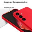 Samsung Galaxy A05s Liquid Silicone Shockproof Phone Case (Red) - 3