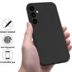 Samsung Galaxy A05s Liquid Silicone Shockproof Phone Case - Black - 2