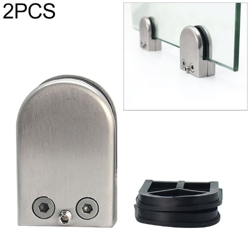 2 PCS 15-20mm Stainless Steel Glass Clamp Bracket - 1