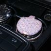 Studded Diamond Car Ashtray with Led Lamp - Red - 6