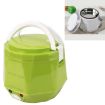 OUSHIBA Car Auto C3 Mini Rice Cooker 12V 1.3L Volume (Green) - 1