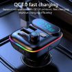 T70 Car MP3 Player FM Transmitter with Bluetooth and USB Car Mobile Charger - 6