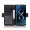 Black Leather Case for Asus Zenfone 8 ZS590KS - Card Slots & Photo Frame - 5
