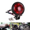Speedpark 12V Motorcycle Tail Light for Harley - Silver+Red - 6