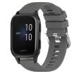 Garmin Venu SQ 20mm Dark Grey Silicone Watch Band - 1