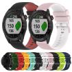 Garmin Approach S40 20mm Checkered Silicone Watch Band - Black/Grey - 3