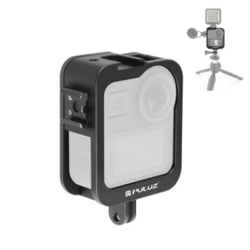 PULUZ Aluminum Protective Cage for GoPro Max - Black - 1