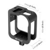 PULUZ Aluminum Protective Cage for GoPro Max - Black - 2