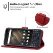 Blackberry KEY2 Leather Phone Case (Red) - Stylish Protection - 4