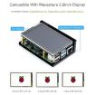 Waveshare 3.5" Display Aluminum Case for Raspberry Pi 4 - Black - 4