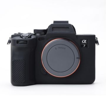 Black Soft Silicone Case for Sony A7 IV - Protective Cover - 1