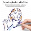 High Sensitivity Stylus Pen for Samsung Galaxy Tab S6 - Grey - 5