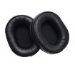 2pcs Leather Sponge Ear Pads for Denon AH-MM400 Headset - Black - 1